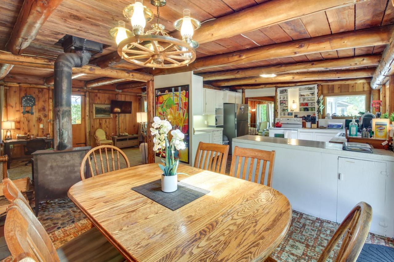 Rustic Bandon Log Cabin On 5 Acres Of Woodlands! Екстериор снимка